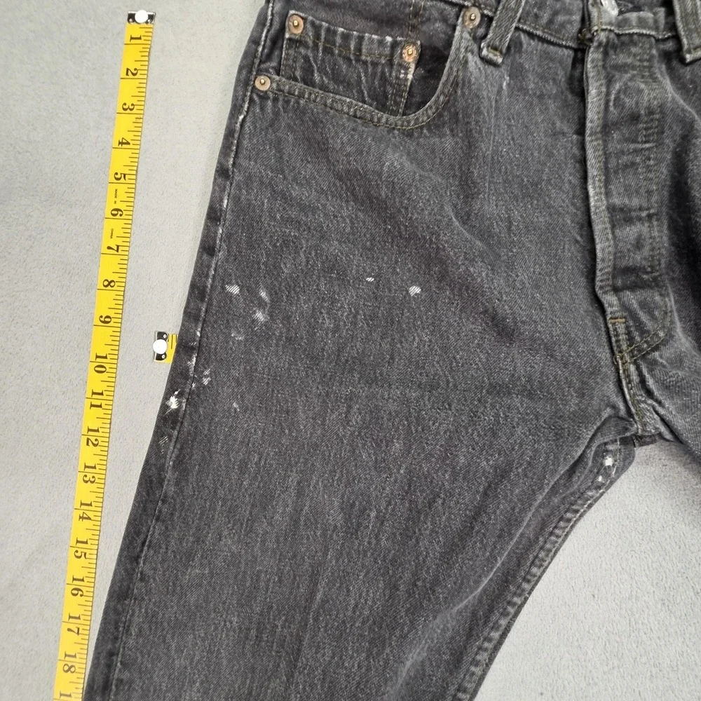Vintage Levis 501‎ Jeans Mens Straight Button Fly USA 90s Distressed Fits 30x30